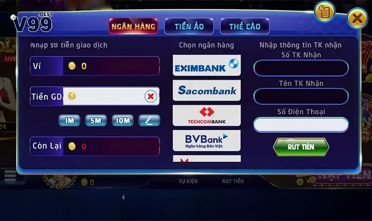 rút tiền rút tiền